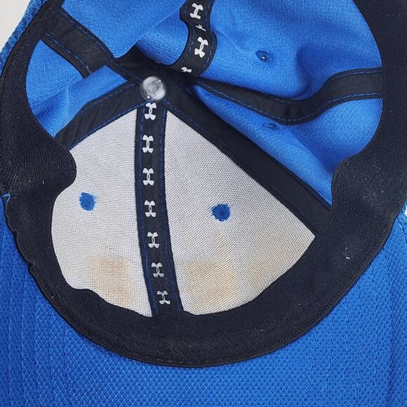 UNDER ARMOUR Outdoor Embroidered Logo Blue & Green Mesh Hat Youth Size S/M - Picture 11 of 11